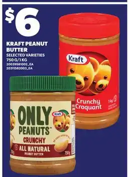 Loblaws KRAFT PEANUT BUTTER offer