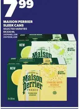 Loblaws MAISON PERRIER SLEEK CANS offer