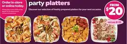 Loblaws PARTY PLATTERS offer