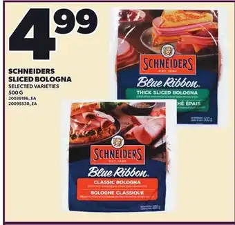 Loblaws SCHNEIDERS SLICED BOLOGNA offer