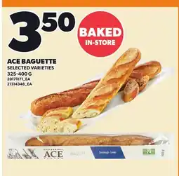 Loblaws ACE BAGUETTE offer
