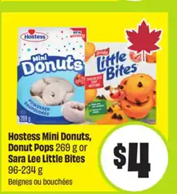FreshCo Hostess Mini Donuts, Donuts Pops 269 g or Sara Lee Little Bites offer