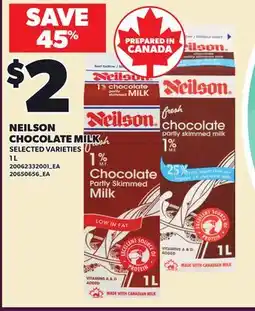 Loblaws NEILSON CHOCOLATE MILK offer
