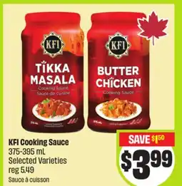 FreshCo KFI Cooking Sauce 375-395 mL Selected Varieties - Vaisakhi offer
