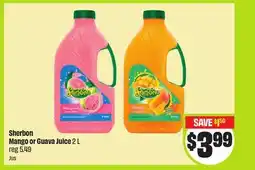 FreshCo Sherbon Mango or Guava Juice 2 L - Vaisakhi offer