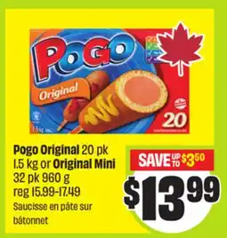 FreshCo Pogo Original 20 pk 1.5 kg or Original Mini 32 pk 960 g offer