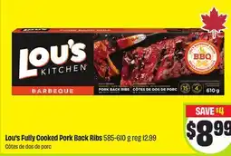 FreshCo Lou's Fully Cooked Pork Back Ribs offer