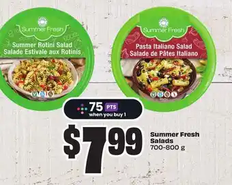 FreshCo Summer Fresh Salads offer