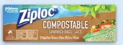 Metro ZIPLOC COMPOSTABLE SANDWICH BAGS offer
