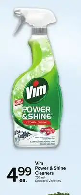 Metro VIM POWER & SHINE CLEANERS offer