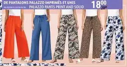Sushi Shop PALAZZO PANTS PRINT AND SOLID offer