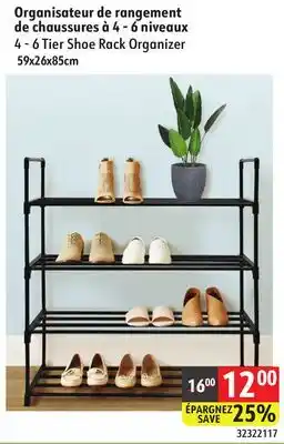 Sushi Shop 4 - 6 Tier Shoe Rack Organizer offer