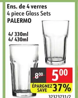 Sushi Shop PALERMO 4 piece Glass Sets offer