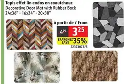 Sushi Shop Decorative Door Mat with Rubber Back offer