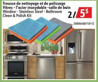Sushi Shop Window - Stainless Steel - Bathroom Clean & Polish Kit offer