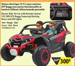 Sushi Shop Electric Ride-On Car with Remote Control 12V 2WD UTV Buggy Featuring Working Doors and LED Lights offer
