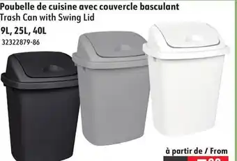 Sushi Shop Trash Can with Swing Lid offer