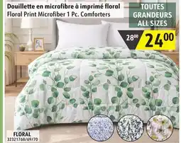 Sushi Shop Floral Print Microfiber 1 Pc. Comforters offer