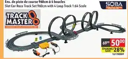 Sushi Shop Slot Car Race Track Set 960cm with 4 Loop Track 1:64 Scale offer