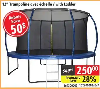 Sushi Shop 12 Trampoline with Ladder offer