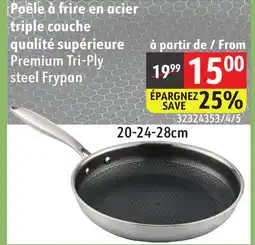 Sushi Shop Premium Tri-Ply steel Frypan offer
