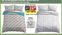 Sushi Shop 3Pcs Reversible Quilt Set with Tote Bag offer
