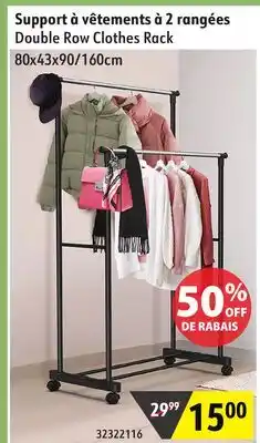 Sushi Shop Double Row Clothes Rack offer