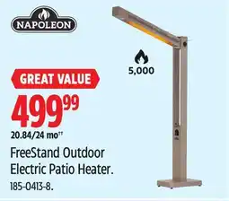 Canadian Tire FreeStand Outdoor Electric Patio Heater offer