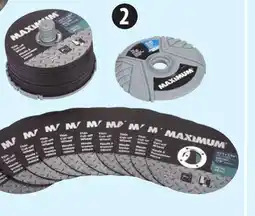 Canadian Tire MAXIMUM 4 1⁄2˝ Metal Cut-Off Discs offer
