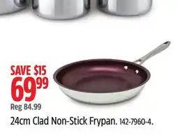 Canadian Tire 24cm Clad Non-Stick Frypan offer