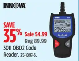 Canadian Tire 3011 OBD2 Code Reader offer
