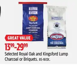 Canadian Tire Royal Oak Selected Royal Oak and Kingsford Lump Charcoal or Briquets offer