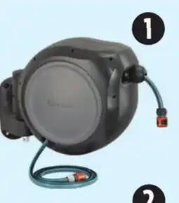 Canadian Tire Gardena Auto Hose Reel with Nozzle and 100´ Hose offer