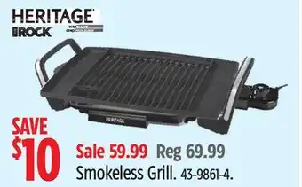 Canadian Tire Heritage The Rock Smokeless Grill offer