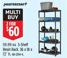 Canadian Tire 5-Shelf Resin Rack offer