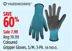 Canadian Tire YARDWORKS Coloured Gripper Gloves offer