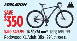 Canadian Tire Rockwood XL Adult Bike, 29˝ offer