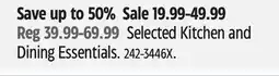 Canadian Tire KitchenAid Selected Kitchen and Dining Essentials offer