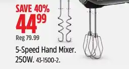 Canadian Tire 5-Speed Hand Mixer. 250W offer