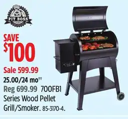 Canadian Tire Pit Boss 700FB1 Series Wood Pellet Grill/Smoker offer