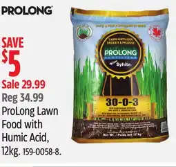 Canadian Tire Prolong Lawn Food with Humic Acid offer