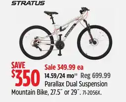 Canadian Tire STRATUS Mountain Bike, 27.5˝ or 29˝ offer