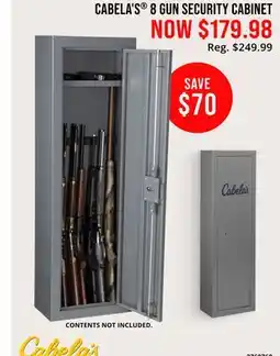 Cabela's CABELA'S 8 GUN SECURITY CABINET offer