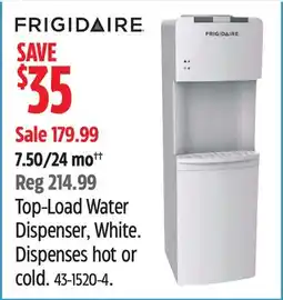 Canadian Tire Frigidaire Top-Load Water Dispenser, White offer