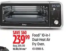 Canadian Tire Foodi 10-in-1 Dual-Heat Air Fry Oven offer