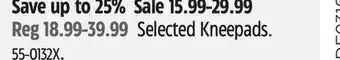 Canadian Tire Selected Kneepads offer