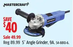Canadian Tire 5˝ Angle Grinder, 9A offer