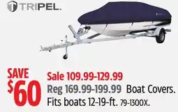 Canadian Tire Tripel Boat Covers offer