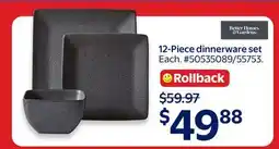 Walmart 12-Piece dinnerware set offer