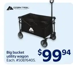 Walmart Big bucket utility wagon offer